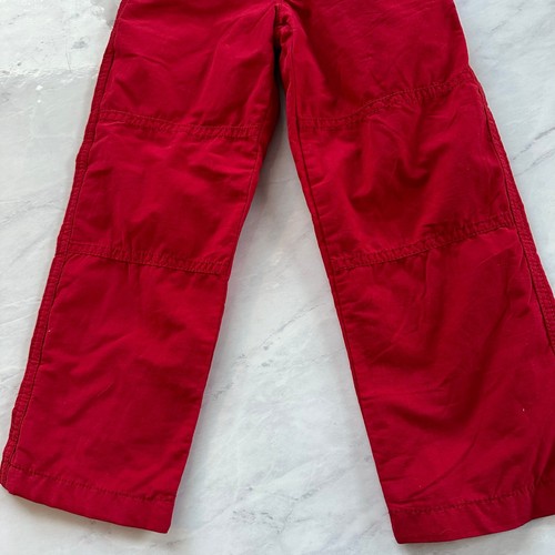 NWT new Gymboree Gymster Red jersey lined boys nylon pants 4T elastic tie waist - Picture 6 of 7