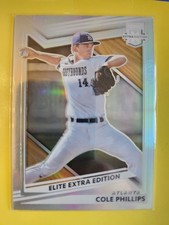2022 Elite Extra Edition Elite Optic Holo Prizm #57 Cole Phillips - Braves