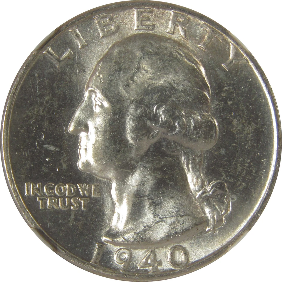 1940 D Washington Quarter MS 64 NGC Original Bag Fragment SKU:I22602 - Image 3 of 4