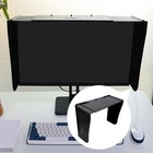 Adjustable Desktop Monitor Hood 41-71cm Fits 17"-27" Screens Lightweight for
