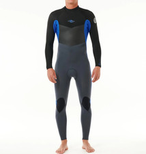 RIP CURL Men's 3/2 DAWN PATROL BZ Wetsuit - Blue - Medium - NWT