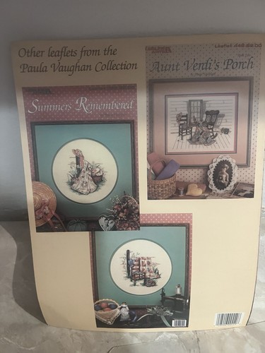 Paula Vaughan Yesterday's Dream Leisure Arts Cross Stitch Pattern Book 3 - Picture 2 of 6