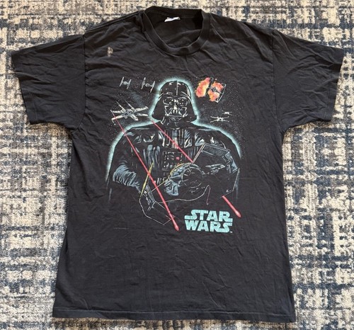 Vintage 1996 Star Wars Darth Vader T Shirt L Lucas Films Darth Maul Dark Side