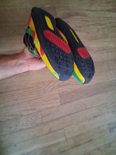 Nike KD 13 Rasta Sneaker Kevin Durant Nero/Rosso/Giallo Taglia 5 DC0010-001 Donna - Foto 7 di 11