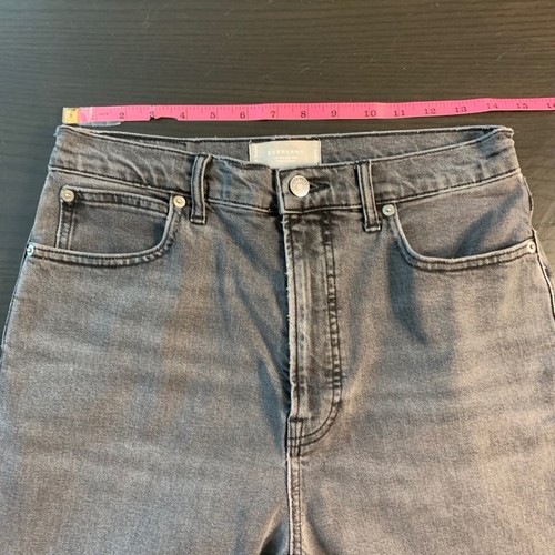 Everlane The Way High Jeans Bio Baumwolle anthrazit grau Größe 29 Regular - Bild 9 von 13