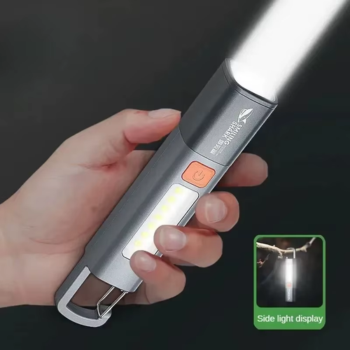 Torcia Xiaomi LED Portatile Luce Forte Zoomabile Ricaricabile Lungo Raggio Ester - Foto 2 di 13
