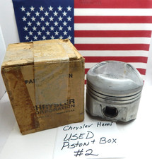 Vtg Chrysler 426 Hemi Racing Race Engine Piston Box Trophy Dodge Mopar 2531962