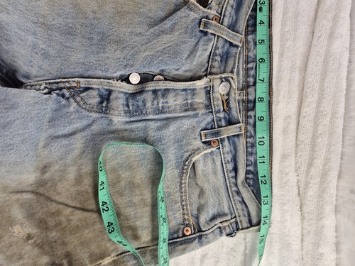Jeans Levi's Vintage Clothing 501 XX Trabajo Holey Envejecido Talla 31 X 34 - Imagen 14 de 15