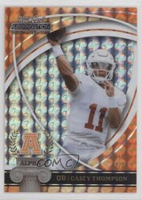 2021 Alumination NIL Collegiate Edition Holo-Lux Orange 12/20 Casey Thompson 3hd