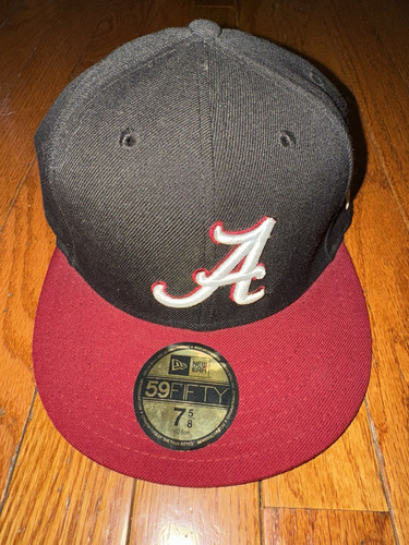 Alabama Crimson Tide New Era 59Fifty eng anliegende Mütze Größe 7 5/8 100 % Wolle Elefant - Bild 1 von 8