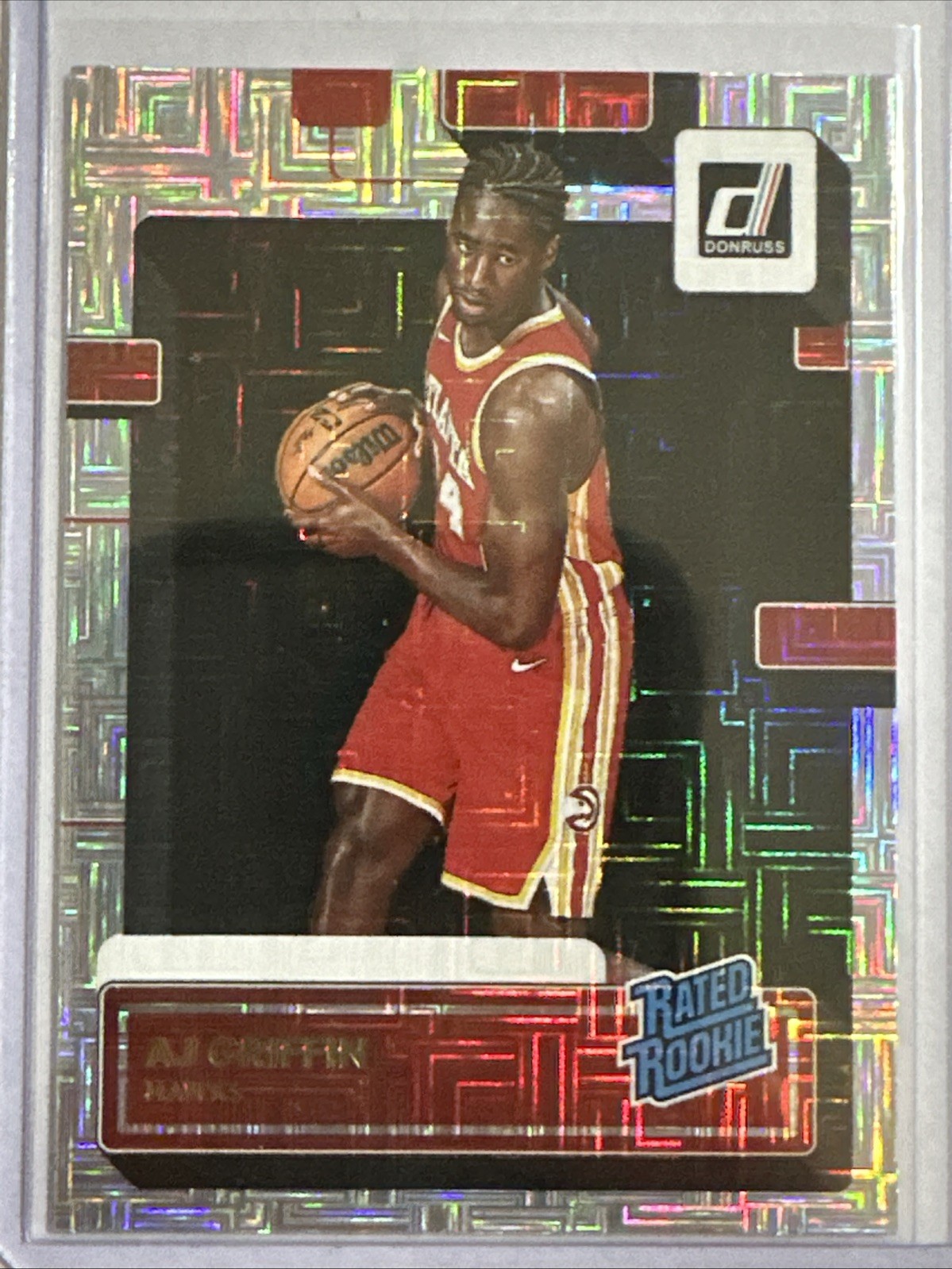 AJ GRIFFIN RC Variation 2022-23 Donruss Silver Choice Rated Rookie #216 Hawks