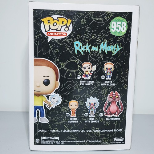 Funko Pop: Rick and Morty - Morty with Shrunken Rick #958 Funko Shop Exclusive - Picture 3 of 6