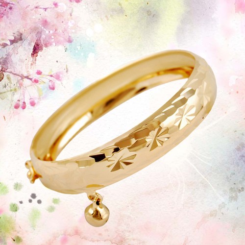 Pulsera de oro simulado de 2 piezas pulseras de bebé para bebé niño niño - Imagen 6 de 12
