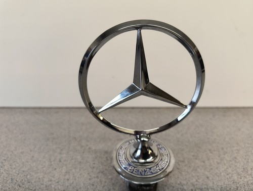 1992-1999 W140 S500 s600 s420 400SEL Mercedes Benz HOOD EMBLEM ORNAMENT Chrome - Picture 3 of 10