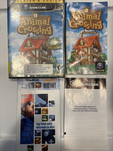 Animal Crossing (Nintendo GameCube, 2002) getestet mit Handbuch - Bild 1 von 4