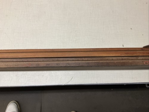 Varilla niveladora topógrafa de madera de 9 pies de colección - Imagen 16 de 24