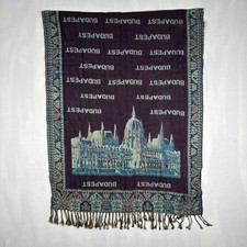Pashmina Women's Scarf Shawl Budapest 70/30 Pashmina Silk Blend Fringed 70x27"