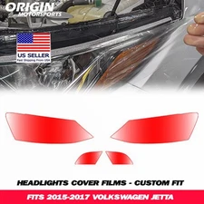 PreCut Headlights Protection Clear Covers Bra Film Kit PPF Fits 2015-2017 JETTA