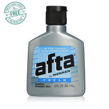 Mennen Afta After Shave Skin Conditioner, Fresh, Soothes Relieves Skin 3 Fl Oz