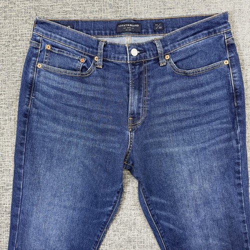 Lucky Brand Jeans Herren 34x30 Blau Medium Wash 410 Athletic Fit Straight Denim - Bild 1 von 8