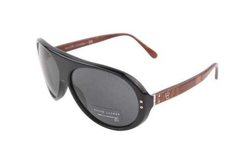 RALPH LAUREN Women Sunglasses 0RL8194 Shiny Black U.V. Protection RRP€160 - Picture 2 of 8
