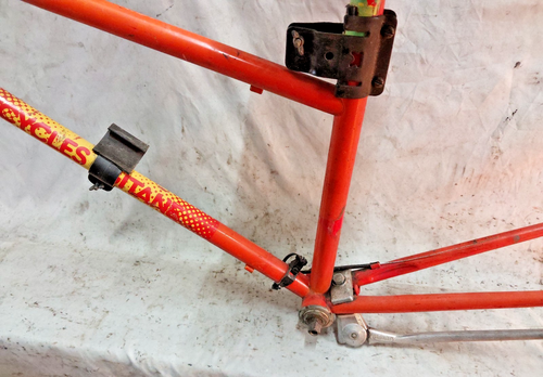1984 Gitane Cycles Cruiser Bike Frame Set Small 54cm Butted Steel Cafe Step-Thru - Picture 10 of 12