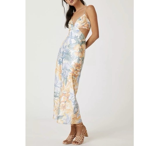 Vestido sin Mangas Anthropologie Significant Otro Floral Recorte Floral Talla 10 - Imagen 6 de 18