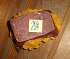 Christmas Vintage BABY JESUS In Manger Crib Small Nativity Figure