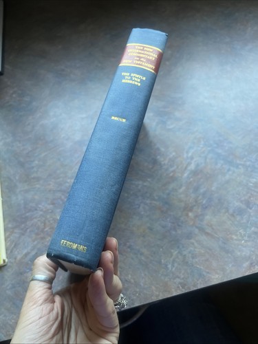 Commentary on The Epistle to the Hebrews - F F Bruce - 1967 h/c d/j Presumed 1st - Picture 7 of 22