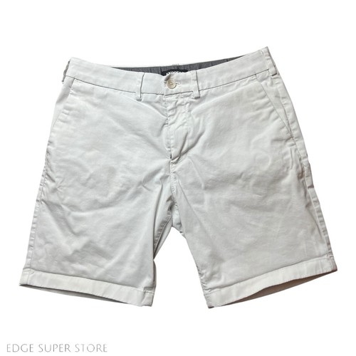 Express Khaki Tan Beige Slim Above The Knee Chino 8” Inseam Shorts Size 30 - Picture 1 of 5