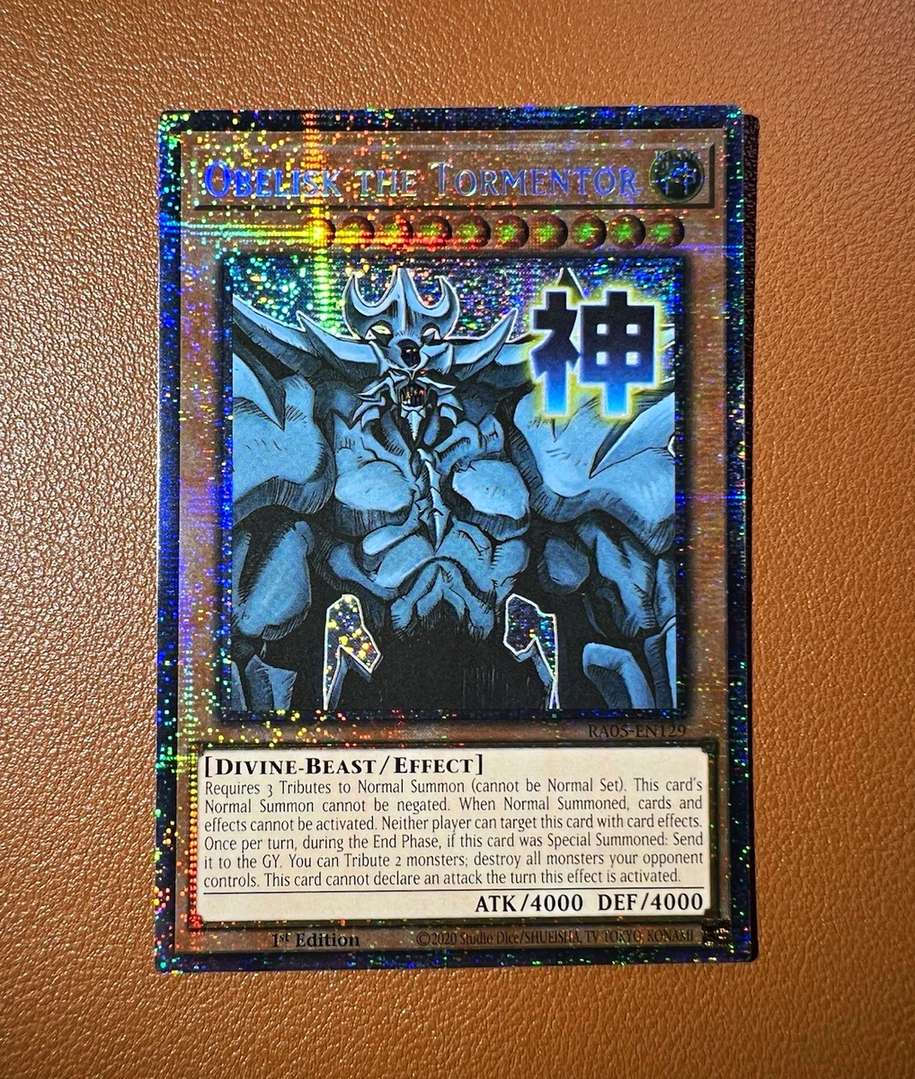 Obelisk The Tormentor Yu-Gi-Oh! TCG Secret Rare Individual