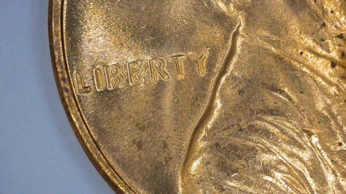 1970-S Lincoln Uncl Penny EAR Cluster Crack between E-U FG + More Error`s #005 - Picture 14 of 18