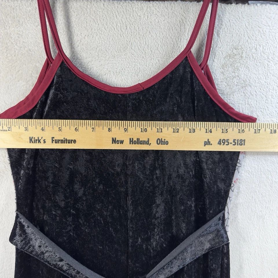 Rubie's Crushed Velvet Long Costume Dress Standard Size (M L) Witchy Whimsigoth - Image 3 of 4