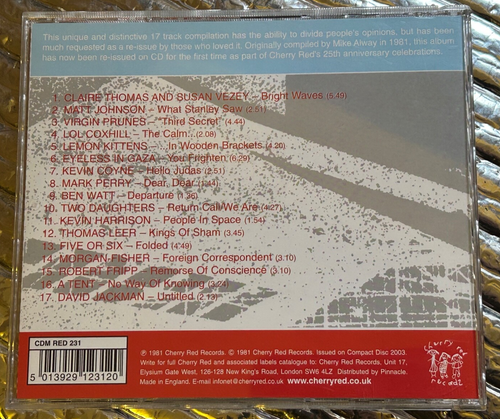 Perspectives & Distortion: Cherry Red Rarities 1981 (2003 Archive Series CD) - Foto 2 di 4