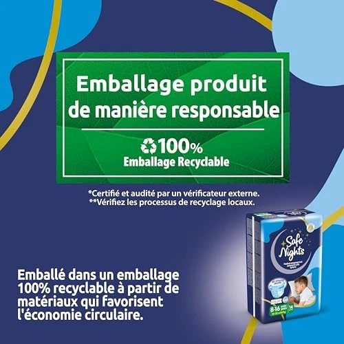 Safe Nights Boy, saugfähige Nachthose für Jungen 8-16 Jahre (30-50 kg), 1... - Bild 12 von 12