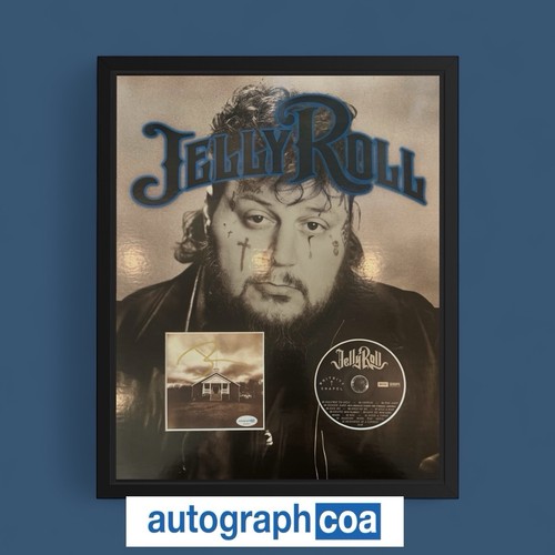 JELLY ROLL SIGNED WHITSITT CHAPEL CD BOOKLET ACOA HUGE 16x20 FRAME AUTOGRAPH - Picture 1 of 5