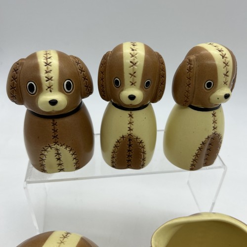 Jarra coctelera sal pimienta cachorro cosida de colección MCM Napco? Japón? - Imagen 2 de 24
