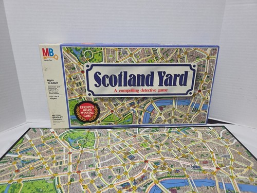 Vintage Scotland Yard Detective Board Game by Milton Bradley 1985 Complete - Picture 16 of 23
