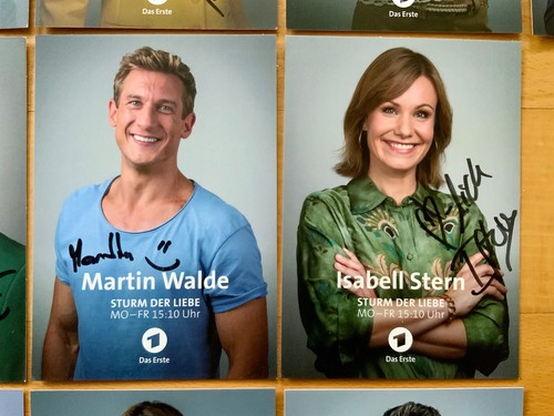 20x STURM DER LIEBE handsign. Autogrammkarten Wulf Weil Meitner Graen Reichert - Bild 5 von 13