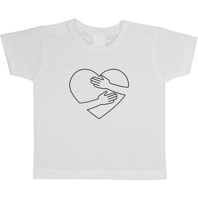 ''Umarmendes Herz'' Kinder / Kinder Baumwolle T-Shirts (TS057423)