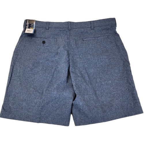 Ben Hogan Performance Golf Shorts Men's Size 40 Stretch Blue UPF50 Wicking New - Picture 2 of 6