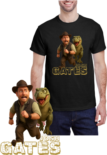 New /Josh Gates Pixar Style Fun T-Shirt / Quality Shirt - Picture 6 of 6