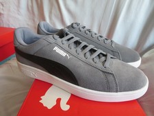 NWB PUMA Smash 3.0 Lace Up Mens Grey Sneakers Casual Shoes 39098408 Size 9M