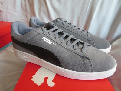 NWB PUMA Smash 3.0 Lace Up Mens Grey Sneakers Casual Shoes 39098408 Size 11M