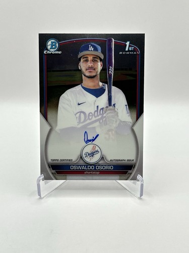 Autógrafo Bowman 2023 cromado Oswaldo Osorio #CPA-OO automático - Imagen 1 de 2