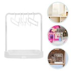 1 Set Puppenkleiderständer mit tragbarem Kleiderbügel zum Trocknen von Kleidung