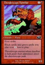 Thunderscape Familiar - Light Play MTG Planeshift