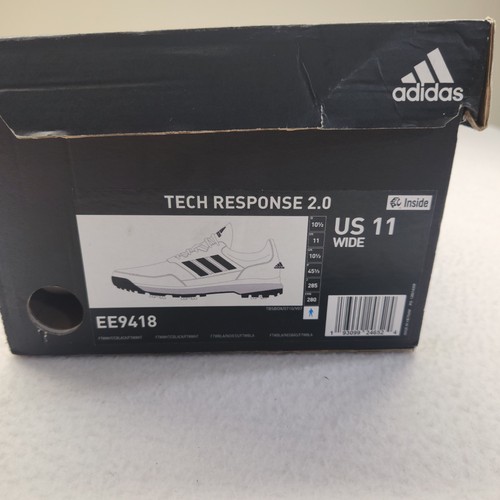 NEU im Karton Adidas Tech Response 2.0 Herren Golfschuhe weiß schwarz EE9418 Größe 11 - Bild 12 von 13