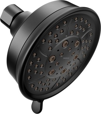 Moen 3638BL Four-Function 4-3/8'' Diameter Spray Head Standard - Matte Black