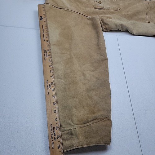 Vintage Carhartt Jacke Decke gefüttert Duck Canvas Distressd Herren 48 Tall mit Kapuze - Bild 20 von 24